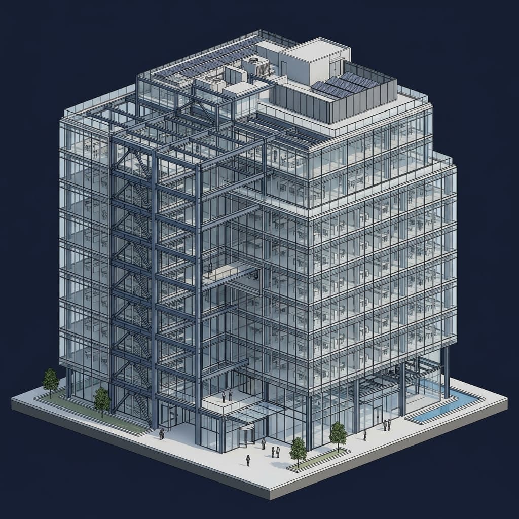 Cyber City 45-Story Commercial Tower